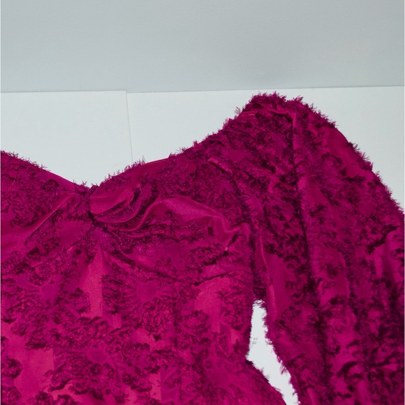 ANTHROPOLOGIE, HUTCH — THE MEDLEY BLOUSE, SPRING/SUMMER TOP, IN “BERRY,” SIZE XS - Picture 7 of 11